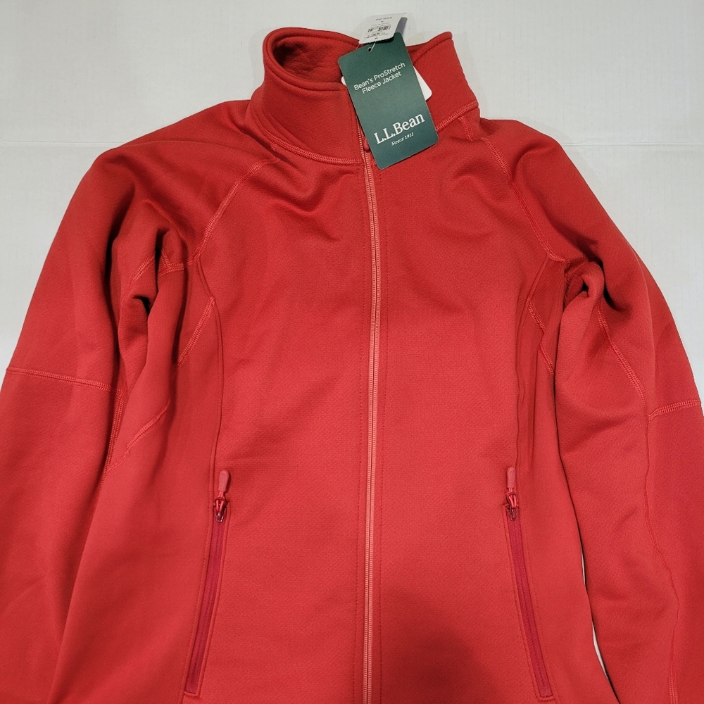 L.L. Bean Women's ProStretch Fleece Jacket | Red | size M